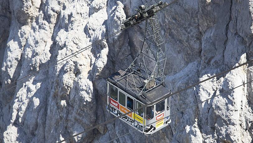 Die Zugspitzbahn. Die Zugspitzbahn.