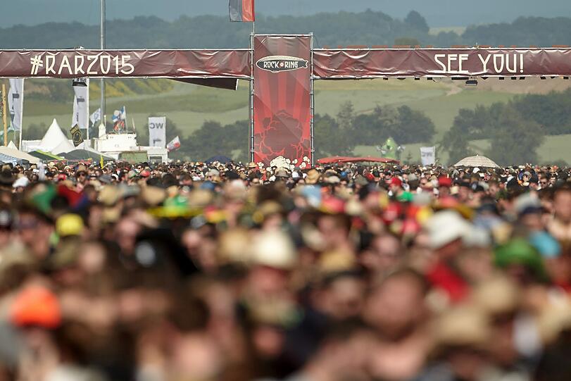 Nicht nur im Park, auch bei "Rock am Ring" ist es wieder voll. 90.000 werden dieses Jahr erwartet!