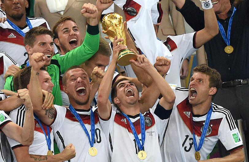 Die Feier-Bilder der WM-Helden.