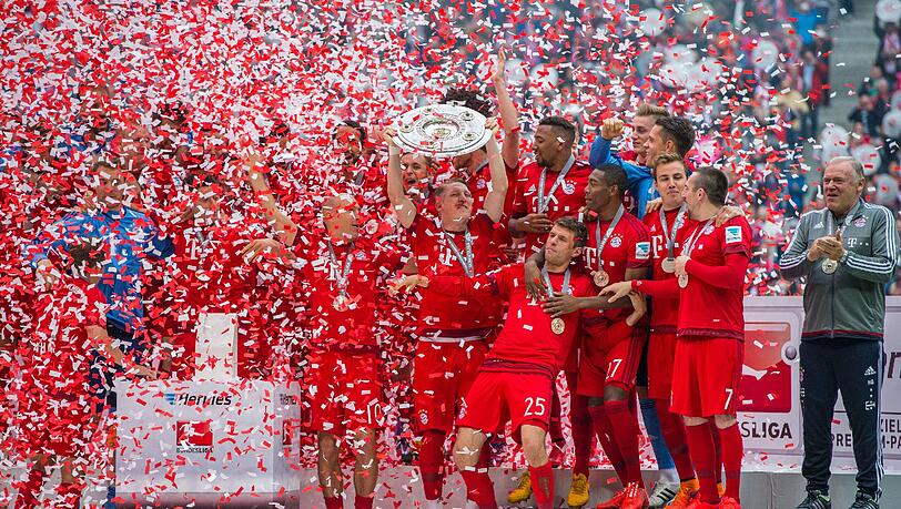 Der FC Bayern wurde mit großem Abstand Deutscher Meister, lieferten trotzdem starke TV-Quoten. Der FC Bayern wurde mit großem Abstand Deutscher Meister, lieferten trotzdem starke TV-Quoten.