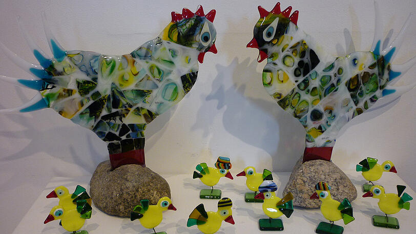 Souvenir und Kunst in Ribe.