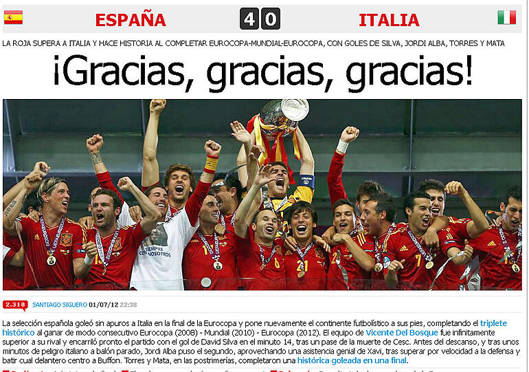 "Danke! Danke! Danke!", jubelt die Marca.