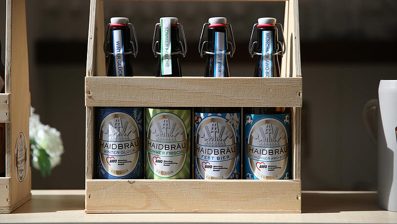 Ab 1,40 Euro gibt's die Flasche Bier von Haidbräu. Ab 1,40 Euro gibt's die Flasche Bier von Haidbräu.