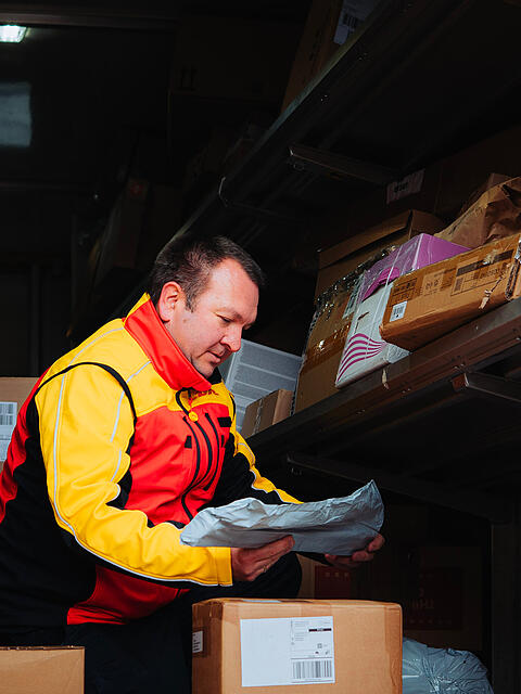 Seit fast 20 Jahren arbeitet Christian K&uuml;spert als Paketzusteller bei der DHL. An seinem Job gefallen ihm besonders &bdquo;die netten Leute&ldquo;, denen er t&auml;glich bei seinen Zustelltouren begegnet.