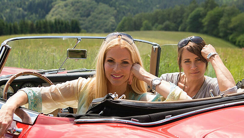 Sonya Kraus und Anja Kling genießen ihre Tour Sonya Kraus und Anja Kling genießen ihre Tour