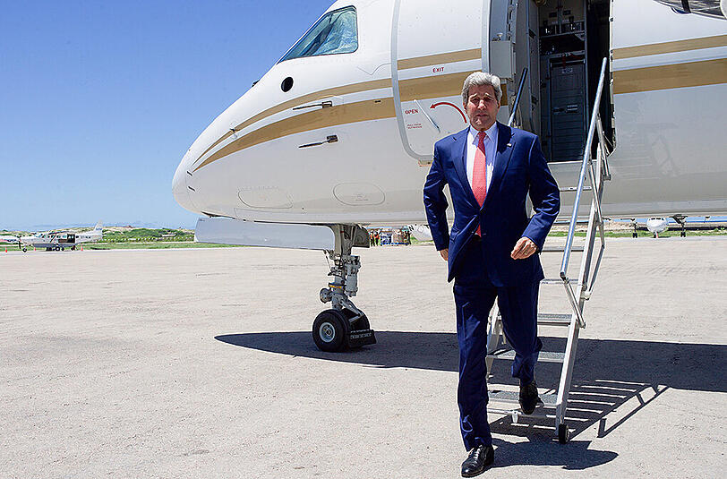US-Außenminister John Kerry macht sich auf den Weg nach Russland.