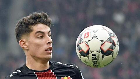 Leverkusens Kai Havertz in Aktion. Foto: Marijan Murat/dpa/Archivbild
