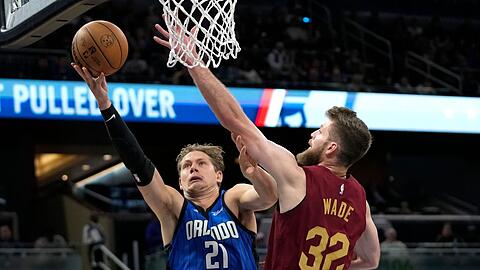 Steuerte acht Punkte zu Orlandos Sieg gegen Cleveland bei: Moritz Wagner (21).