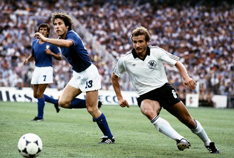 WM-Finale 1982 in Spanien: Deutschland - Italien (1:3) 
Wolfgang Dremmler