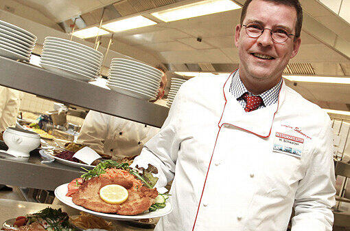 Jury-Mitglied Holm Schwarzer in seiner Restaurantküche.