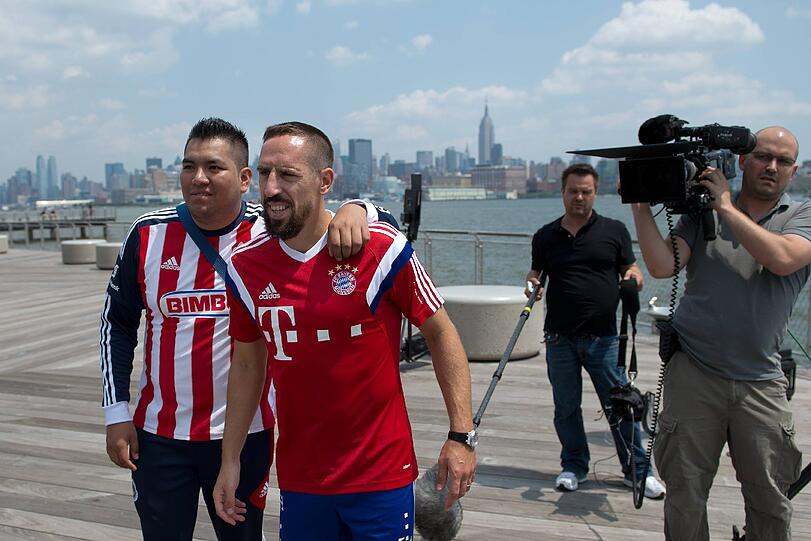 Weitere Bilder von den Bayern-Stars.