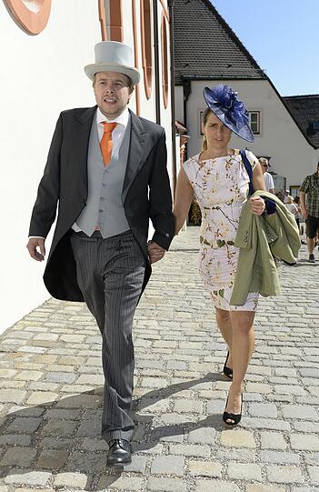 Prinz Lukas von Auersperg mit Frau Prinzessin Alice (geb. Prinzessin von Bayern)