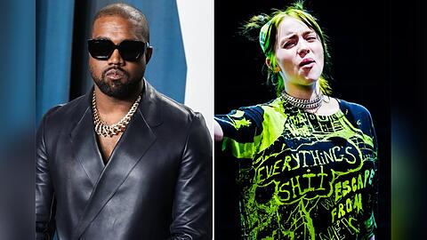 Kanye West gegen Billie Eilish.