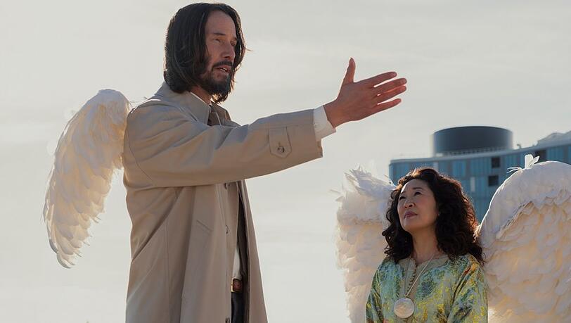 Keanu Reeves und Sandra Oh in "Good Fortune - Ein ganz spezieller Schutzengel"