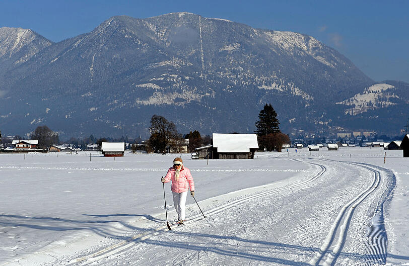 Tolle Loipen gibt's u.a. in Garmisch-Partenkirchen