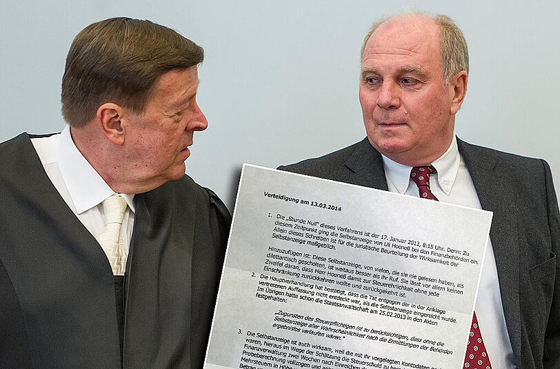 Hoeneß-Anwalt: Die AZ hat die Erklärung von Feigen im Wortlaut
