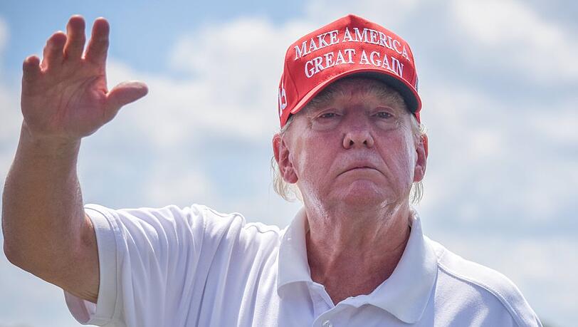 Will bei der nächsten Wahl wieder für das Amt des amerikanischen Präsidenten antreten: Donald Trump.