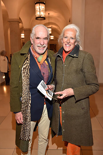 Der M&uuml;nchner Galerist Hubertus Reygers und Frau Isabelle.