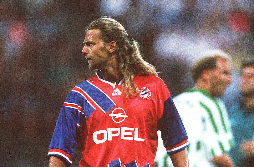 Der Schweizer Ex-Bayern-Spieler Alain Sutter zu seiner aktiven Zeit in München.