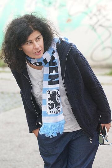 Zehra Spindler beim Termin mit der AZ im Dreimühlenviertel.