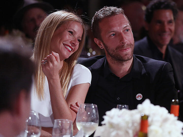 Gwyneth Paltrow und Chris Martin bei einer Gala im Januar 2014