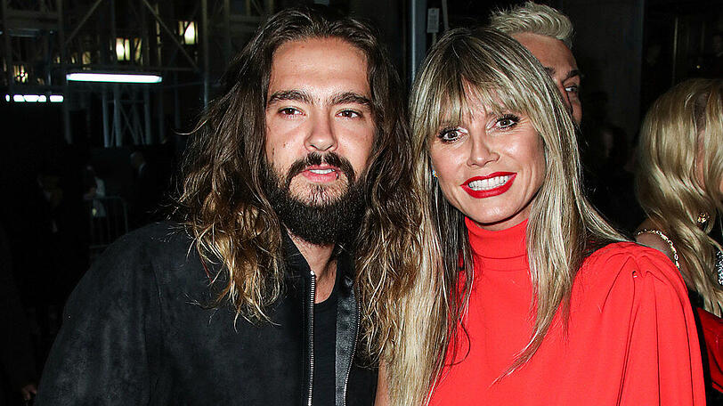 Heidi Klum wurde in München unter anderem von Tom Kaulitz begleitet