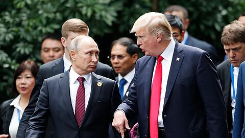Der russische Präsident Wladimir Putin und US-Präsident Donald Trump wollen bei ihrem Gipfel über den Ukraine-Krieg sprechen. (Archivbild)