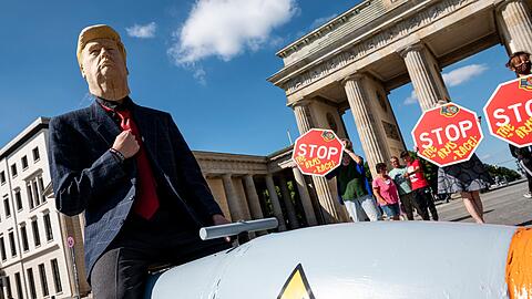 "Eine Atomwaffe sollte niemals von irgendjemandem eingesetzt werden d&uuml;rfen", meint Donald Trump. (Archivbild)