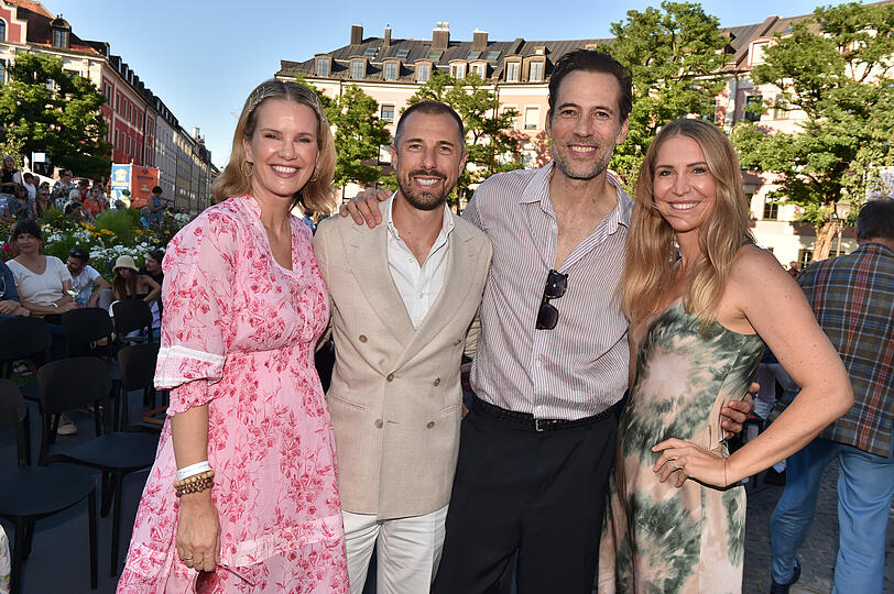 Monica Ivancan und Mann Christian Meier, Alexander Mazza sowie Anja Gr&auml;fin von Keyserlingk