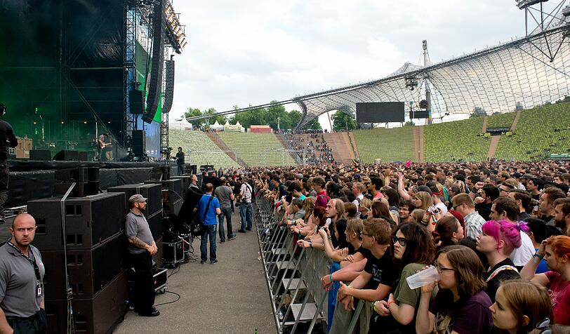 Am Freitagabend startete "Rockavaria" im Münchner Olympiapark.