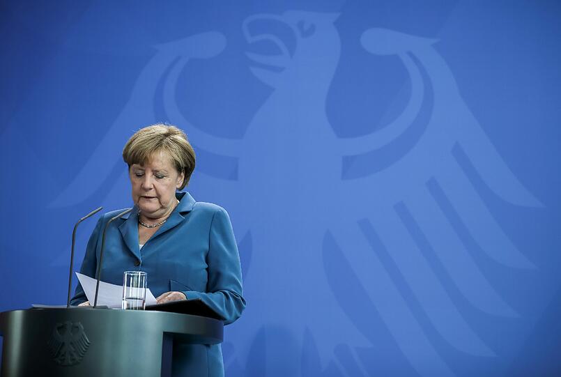 Angela Merkel äußerte sich am Samstagnachmittag im Bundeskanzleramt zu der Gewalttat in München.