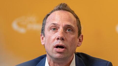Thorsten Glauber (Freie Wähler), Umweltminister in Bayern. Foto: Armin Weigel/Archiv