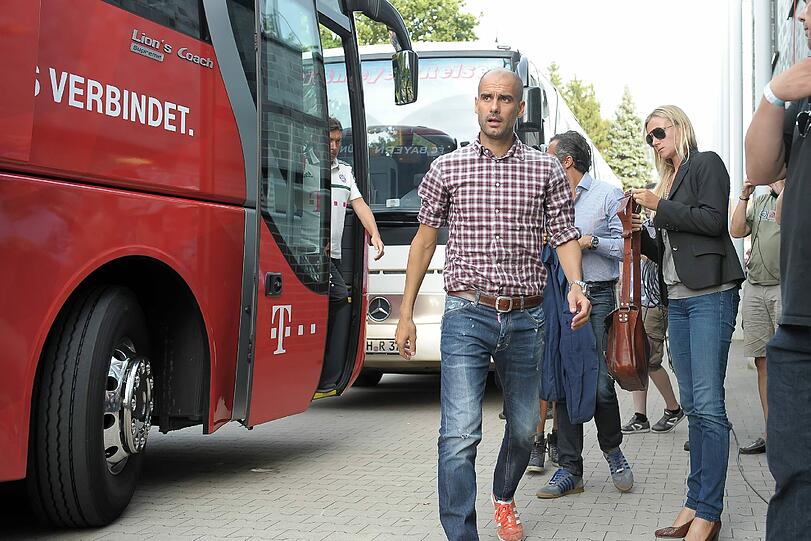Es war das erste Pflichtspiel für Pep Guardiola.