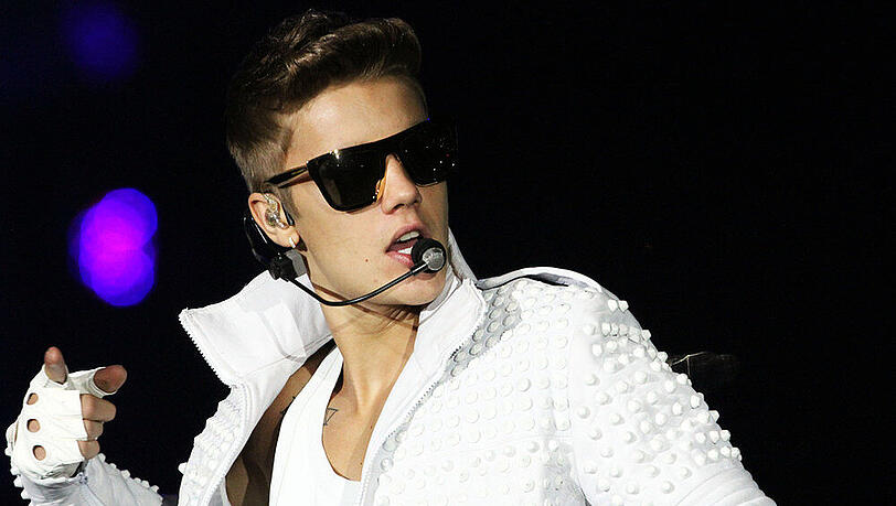 Justin Bieber bei einem seiner Konzerte Justin Bieber bei einem seiner Konzerte