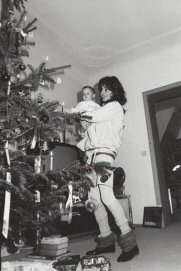 Das erste Weihnachten als Mutter: Michaela May mit Tochter Alexandra (die vor drei Wochen selbst Mutter wurde).