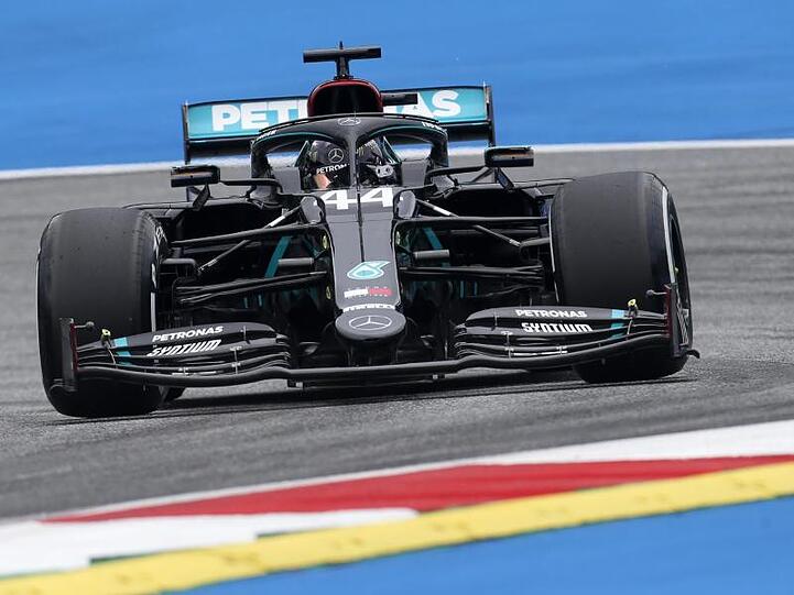 Am ersten Trainingstag in Spielberg nicht zu schlagen: Mercedes-Pilot Lewis Hamilton.