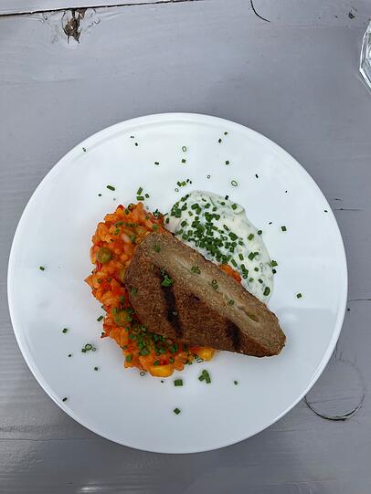Vegane Bifteki von Greenforce. Vegane Bifteki von Greenforce.