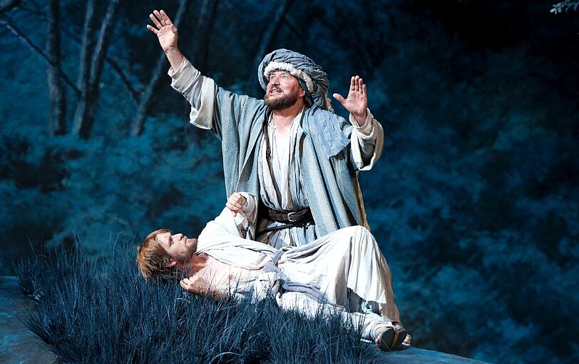 Szenen aus "Joseph und seine Brüder" in Oberammergau.