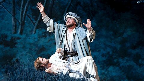 Szenen aus "Joseph und seine Brüder" in Oberammergau.
