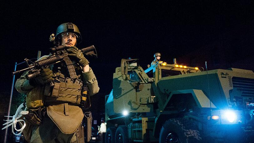 Die Nationalgarde soll in Baltimore für Ordnung sorgen. Die Nationalgarde soll in Baltimore für Ordnung sorgen.
