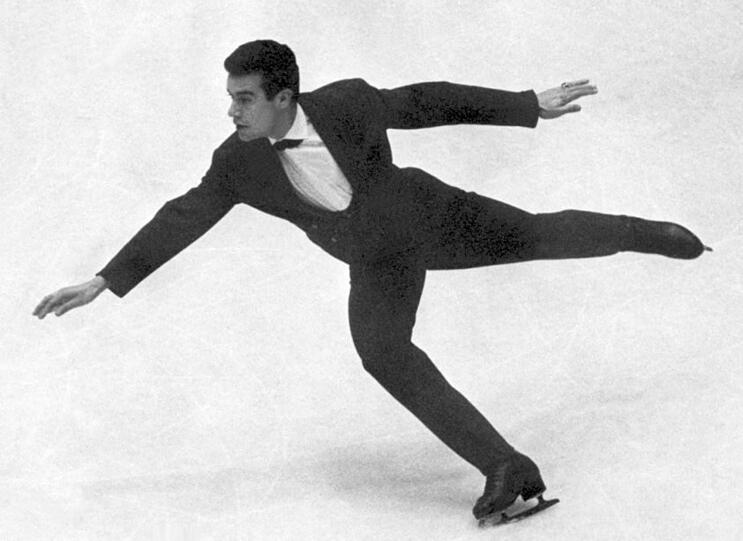 1964 in Innsbruck Olympiasieger im Eiskunstlauf: Manfred Schnelldorfer.