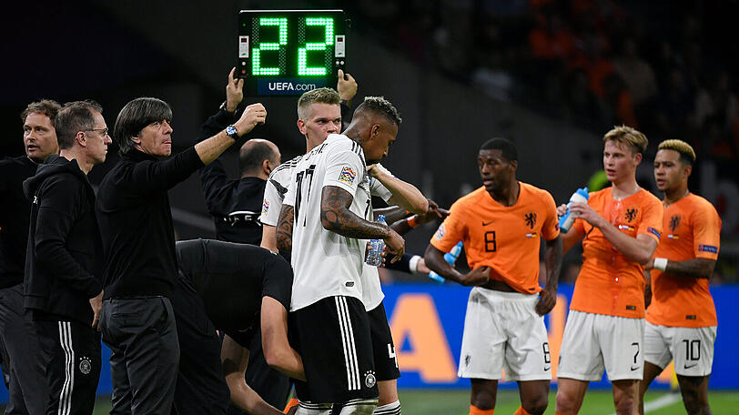 3. Schlüsselerlebnis: Das 0:3 der DFB-Elf in Amsterdam.