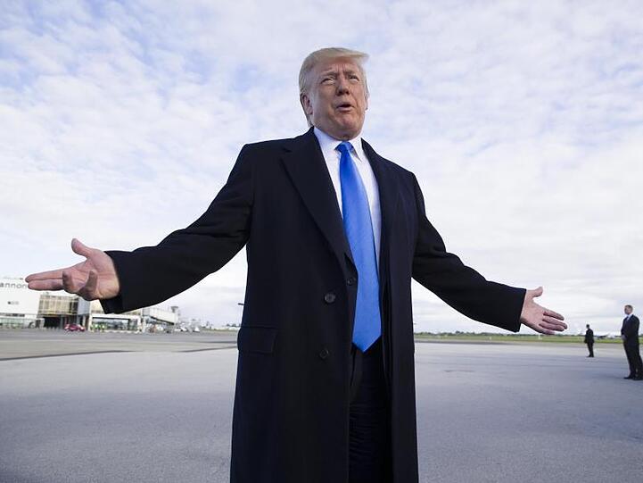 US-Präsident Donald Trump: "Ich mache mir keine Sorgen. Sie brauchen uns, wir brauchen sie nicht."