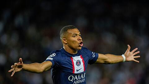 Kylian Mbappé erzielte beide PSG-Treffer vor der Halbzeit gegen Juventus.