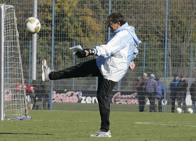Siegessicher: Ewald Lienen.