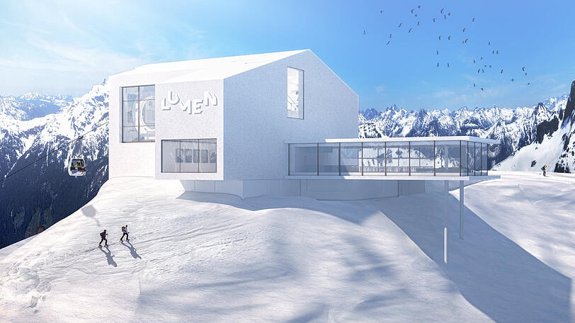 Kunst am Kronplatz: Das neue Museum Lumen soll ein Haus der Bergfotografie werden.