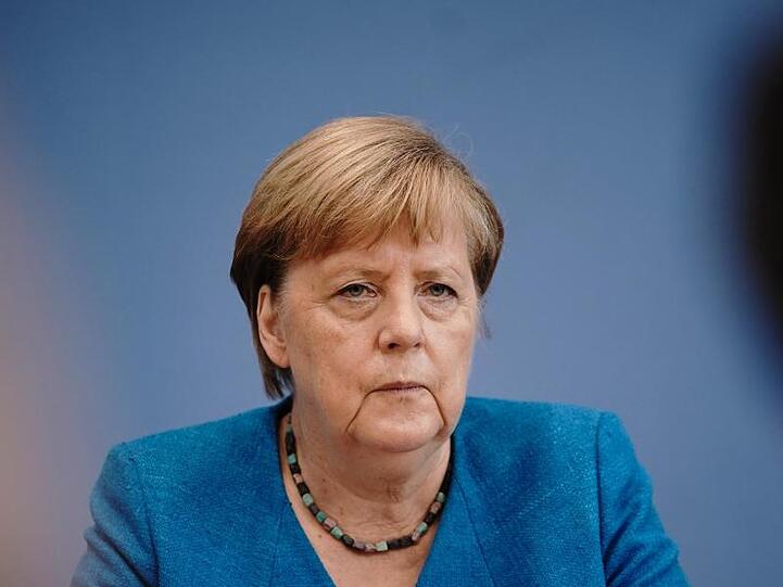Bundeskanzlerin Angela Merkel (CDU). Foto: Michael Kappeler/dpa-Pool/dpa/Archivbild