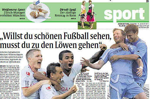So würdigte die AZ den blauen Höhenflug...