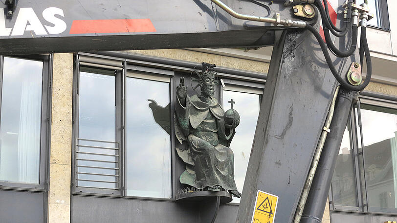 Riesen-Baustelle in der Innenstadt: So schaut's aktuell am Marienhof aus. Die Bauarbeiten für die Zweite Stammstrecke sind in vollem Gange.