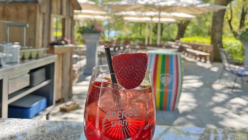 Auch sommerliche Drinks stehen bei der Wörthseeperle auf der Karte. Auch sommerliche Drinks stehen bei der Wörthseeperle auf der Karte.